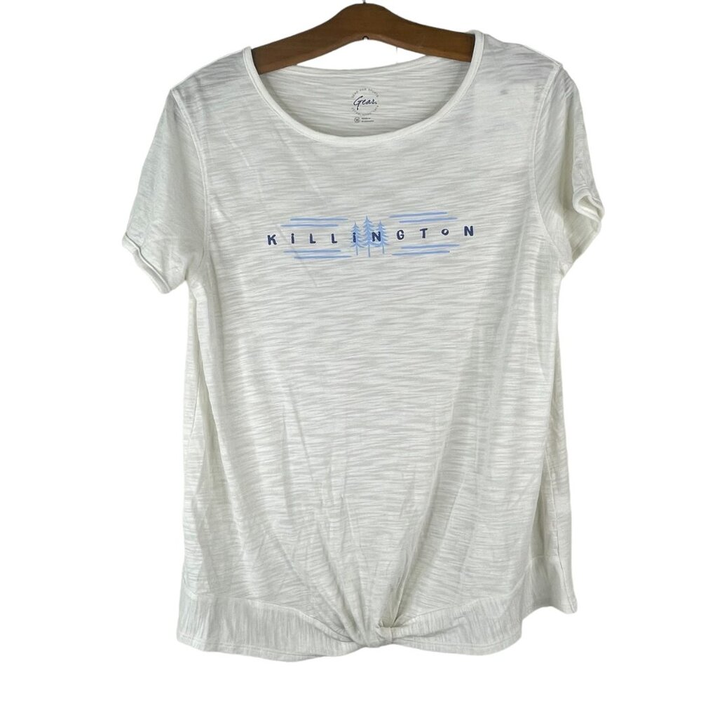 Gear For Sports Killington Twist Front TShirt Short Sleeve White Size Medium NEW